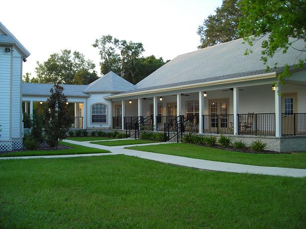 View of the Courtyard from the South Lawn