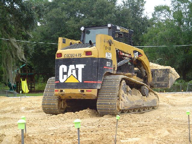 Caterpillar work at Kanapaha Presbyterian Church