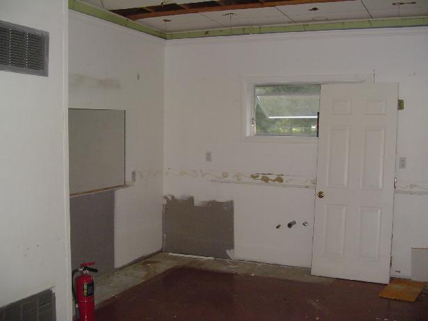 The Kitchen after Cabinets & Appliances Removed