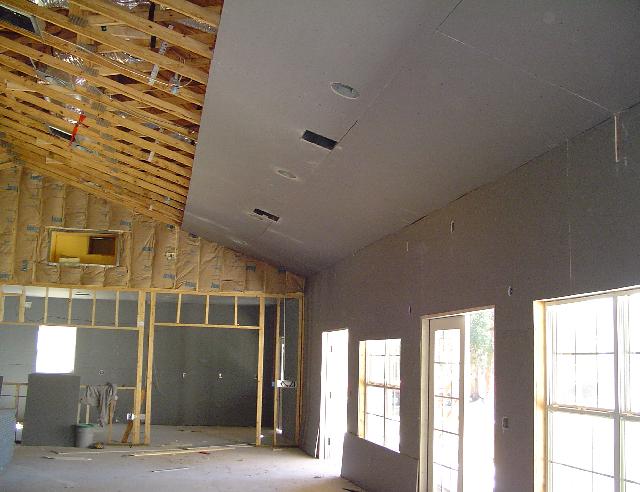 Ceiling taking shape