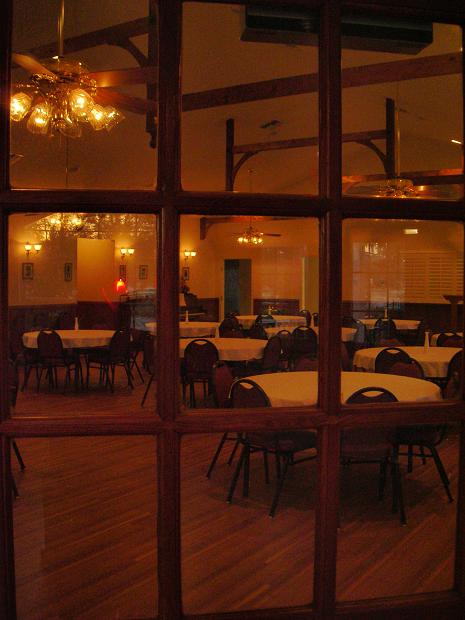 View through lites of the Vestibule Double Entry