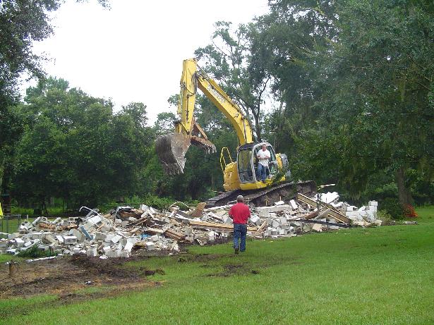 Kokomoor Hall Completely Down