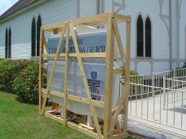 New Church Sign arrives!