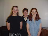 Jennifer & Katie with mom, Keith