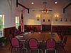 Tables and Chairs set up for a meeting