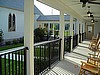 Veranda and Courtyard from the Kitchen Door