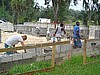 Brick Masons Laying Block